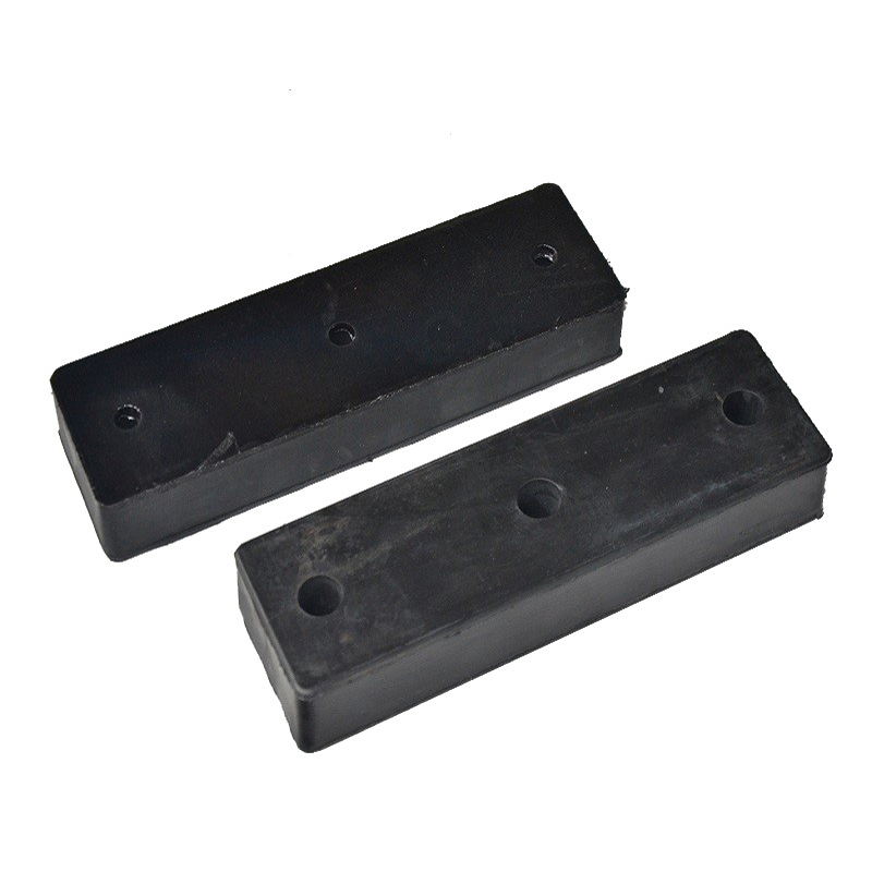 Forklift Truck Black Rubber Block ชิ้นส่วน